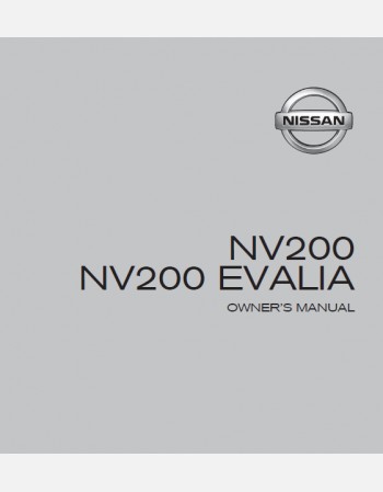 nissan nv200 2016 owners manual